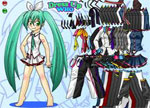 Miku Hatsune 2 Dress Up Games