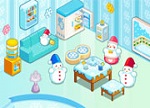 Snowman Family House