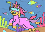 Pony 4 Seasons Coloring Book