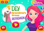 DIY Grandma's Dress Refashion DIY Grandma's Dress Refashion