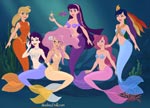Subway Surfers BFF Girls in Mermaid Family Scene Maker