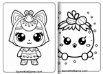 Kawaii Coloring Pages