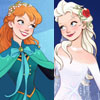 Anna and Elsa Dress Up