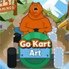 Go Kart Art Grizzy and Lemmings