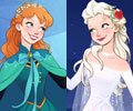 Anna and Elsa Dress Up