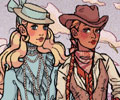 Vintage Western Girl Dress Up Game