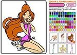 Coloring Games - Winx Coloring2